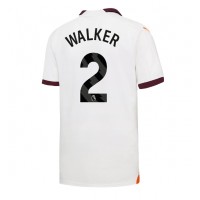Manchester City Kyle Walker #2 Vonkajší futbalový dres 2023-24 Krátky Rukáv
